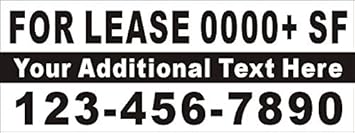 Alice Graphics 3ftx8ft Custom Printed For Lease Rent Amazon Com