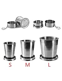 Seafirst Stainless Steel Collapsible Cup Folding O