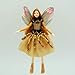Tassie Design Handmade Gold Jewel Fairy Doll - with Wings and Jewels