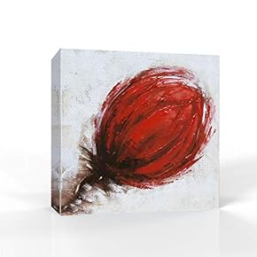 Elegant Red Flowers Pictures Home Wall for Bedroom...