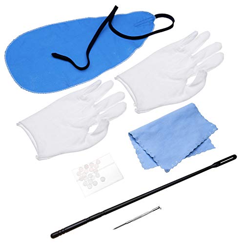 image for Pangda 26 Pieces Flute Cleaning Kit Set with Soft Rubber Flute Key Plu