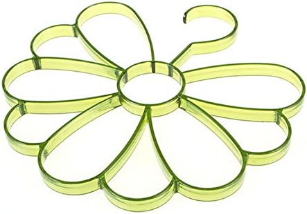 Standard Hangers Closet Multislot Shawl Towel Display Holder Scarf Tie Belt Hanger Closet Rack Organiser Plastic Color Green Scarf Holder 1 Pcs