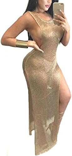 Women's Long Knit Beachwear Bikini Cover-up Swimsuit 2017 Summer