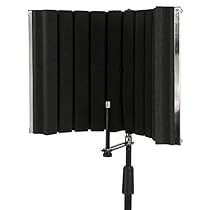 LyxPro VRI-30 - Portable & Foldable Sound Absorbing Vocal Recording Panel - Stand Mount
