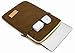 Kinmac Coffee Color Canvas Vertical Style 14 inch Laptop Sleeve with Pocket for 14 inch 14.0 inch Laptop and MacBook Pro 15 Retina