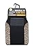 Two Tone 4 Piece Animal Print Floor Mats (Black and Brown Leopard
