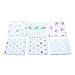 Styleyoung Baby 24pcs Baby Cotton Handkerchief, Washcloths Bibs Wipes Nursing Towels, 100% Cotton