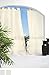 Outdoor Décor Escape Easy to install Sheer Outdoor Curtain, 54