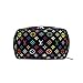 Cosmetic Bag Portable and Suitable for Travel Colorful&Lv Make Up bag with Zipper Pencil Bag Pouch Wallet