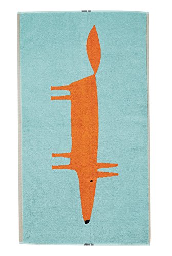 Scion MR FOX AQUA, BATH MAT, Cotton, 50 x 90 x 0.2 cm