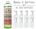 Bubbas Xtreme Pet Odor Eliminator-Super Concentrate Pet Odor Remover Spray - Makes 2 Gallons- Neutralize Dog Odor & Cat Odor in Pet Beds Floor and Carpet. Multi Surface Deodorizer