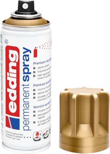 edding 5200 Permanent Spray - reichgold matt - 200 ml - Acrylspray