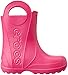 crocs Kids Handle It Rain Boot (Toddler/Little Kid), Candy Pink, 12 M US Little Kid