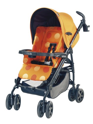 peg perego stroller orange