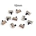 Cylewet 10Pcs 12mm Vertical Slide Switch SPDT 1P2T with 3 Pins PCB Panel for Arduino (Pack of 10) CYT1016