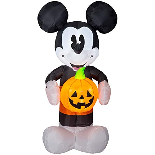 Mickey Mouse and Pumpkin Halloween Decoration Inflatable 5 Feet