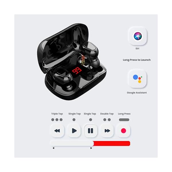Bluetooth Truly Wireless In Ear Earbuds 