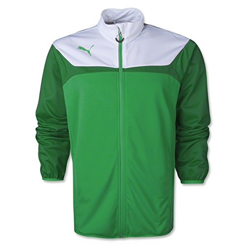 Puma Men's Esito 3 Tricot Jacket, X-Large, Power Green-White