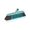 Leifheit Parket bezem Xtra Clean 30 cm met X-borstels, veegborstel met borstelharen van zacht natuurlijk haar, bezem met…