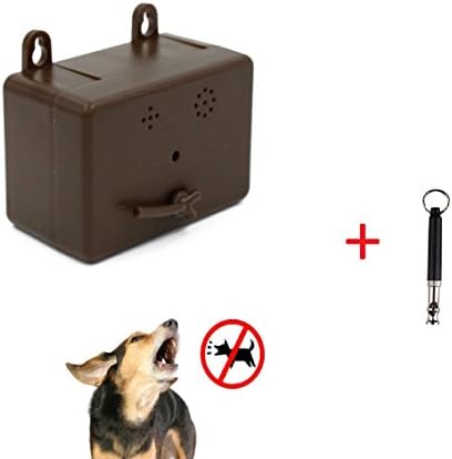 Sonic Dog Bark Control Device | Free Dog Training Whistle Included | Anti-Barking Ultrasonic Controller Deterrent | Best Safe Humane Way to Stop Barking | Outdoor/Indoor use | Waterproof and Durable |