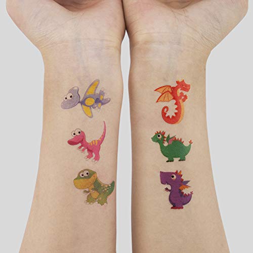 2 SAVITA+Temporary+Waterproof+Stickers+Dinosaur