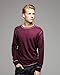 Canvas Men's Slightly Fitted Thermal Knit Jersey, Navy/Grey, Large