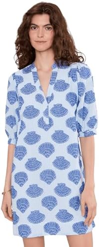 belden t shirt dress Lilly Pulitzer Belden T-Shirt Dress Cumulus Blue Blooming Together Sz L