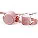 Pink Velvet Ring Box Blush Pink, Round Shape with Silk Ribbon, Engagement Ring Box, Wedding Ring Box, Wedding Photo Shoot, Engagement Photo Shoot, Bridal Gift, Jewelry Storage organizer