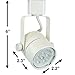 Direct-Lighting H System 3000K GU10 LED Track Lighting Head White - 3000K Warm White 7.5W LED Bulb 50154L-3K-WH