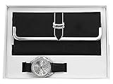 Women's Matching Watch & Wallet - Black