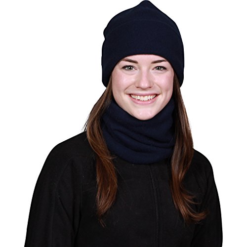 Turtle Fur Heavyweight Fleece Neck Warmer - Navy