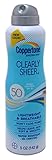 Coppertone Continuous Spf#50 Spray Clearly Sheer 5 Ounce (145ml) (2 Pack)