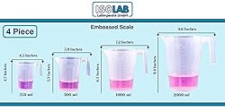 ISOLAB USA - 4 Pieces Premium Set of Laboratory