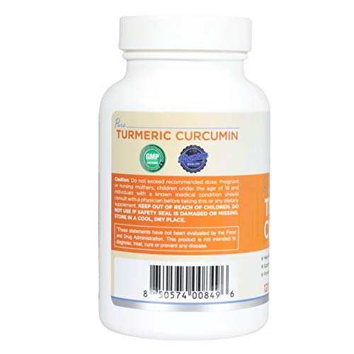 Naples Naturals Turmeric Curcumin with Black Pepper (Piper Nigra