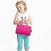 MoKo Fire HD 10 Inch Kids Tablet Sleeve Case Bag, [Shock-Proof] Zipper Handle Pouch Portable Neoprene Case Cover fits Fire HD 10 Plus 2021, Fire HD 10 Kids & Pro 2021 - Magenta
