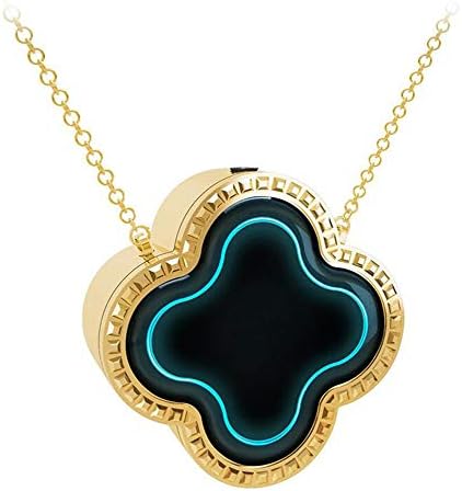 HEFEILING Purifier, Necklace Air Purifier Mini USB Stainless Portable Personal Wearable Necklace Negative Ionizer Anion Air Cleaner Air Freshener