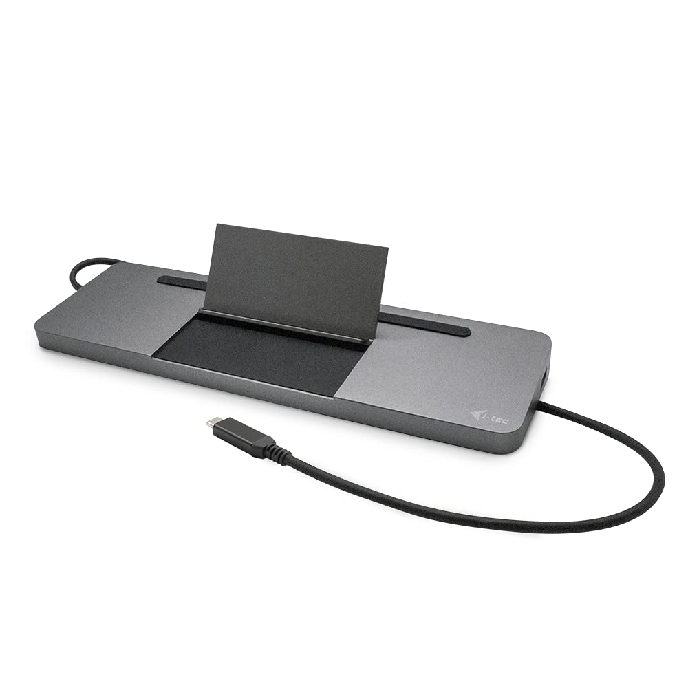 i-tec USB-C Docking Station - 1x HDMI, 1x VGA, 1x DisplayPort, 1x GLAN, 2x USB 3.0, 2x USB 2.0, 1x SD/MicroSD, 1x Audio, 1x USB-C Power Delivery Port 85W