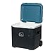 Igloo Max Cold Quantum 52 Quart Roller Cooler, Jet Carbon/Ice Blue/Whitethumb 2