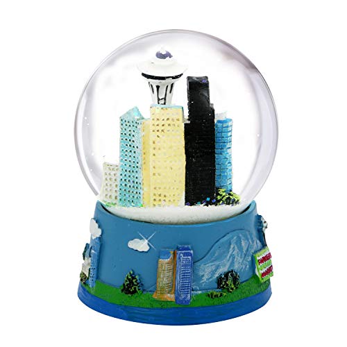 Fun Seattle Snow Globe (3.5 Inch) Souvenir Snowglobe from Seattle