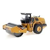 1/50 Scale Diecast Metal Road Roller Truck Construction Toy Vehicle for Kids