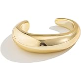 KPYSWVM Chunky Gold Bangle Bracelets for Women Wide Chunky Cuff Bangles Bracelet Trendy Stackable Bracelets Gold Bangles Set Jewelry Jewelry for Women