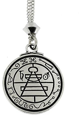Handmade Talisman Secret Seal of Solomon Pentacle Pewter Power Pendant ~ 18+4 inch extender Chain
