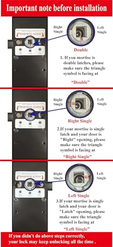 Razuvious Smart Lock,Fingerprint Door Lock with 4585 Mortise.Keyless Entry Bluetooth Lock,Free APP,IC Card,Anti-peep Code,TT Lock App Control,for Home,Office,Apartment (R1)