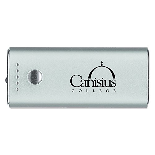 Canisus College -Portable Cell Phone 5200 mAh Power Bank Charger -Silver