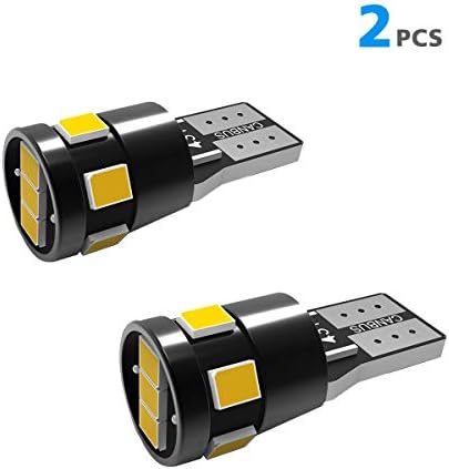 Rigidhorse T10 194 LED Light Bulb 6000K White Light 168 194 4012 T10 9-SMD 2835 Chipsets LED With Canbus for Car Interior Dome Map Door Courtesy License Plate Lights