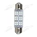 Partsam 44mm Festoon 561 562 211-2 LED Light Bulbs Car Interior Dome Map Reading Lights 561 562 564 570 571 577 578 211-2 212-2 214-2 Bulbs - Green 4Pcs