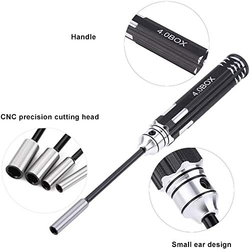 Rc Werkzeug Set, Profesionelles RC Bauteil Zubehör, RC Nuts & Bolt Set, 4,0, 5,5, 7,0, 8,0 Mm, Für RC Autos, Helikopter, Hubschrauber, Flugzeug, Schraubendreher Set, Allround Zubehör Für RC Modelle – Bild 3