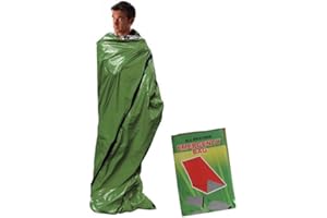 Emergency Sleeping Bag,Portable Emergency Blanket Thermal Bivy Sack,Waterproof Lightweight Survival Gear