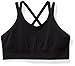 Starter Girls' Seamless Light-Compression Cami Sports Bra, Prime Exclusive, Black, M (7/8)