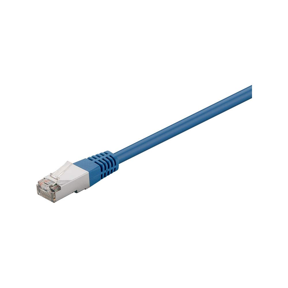 Goobay 73123 CAT 5e Patch Cable, F/UTP, Blue, 2m Length